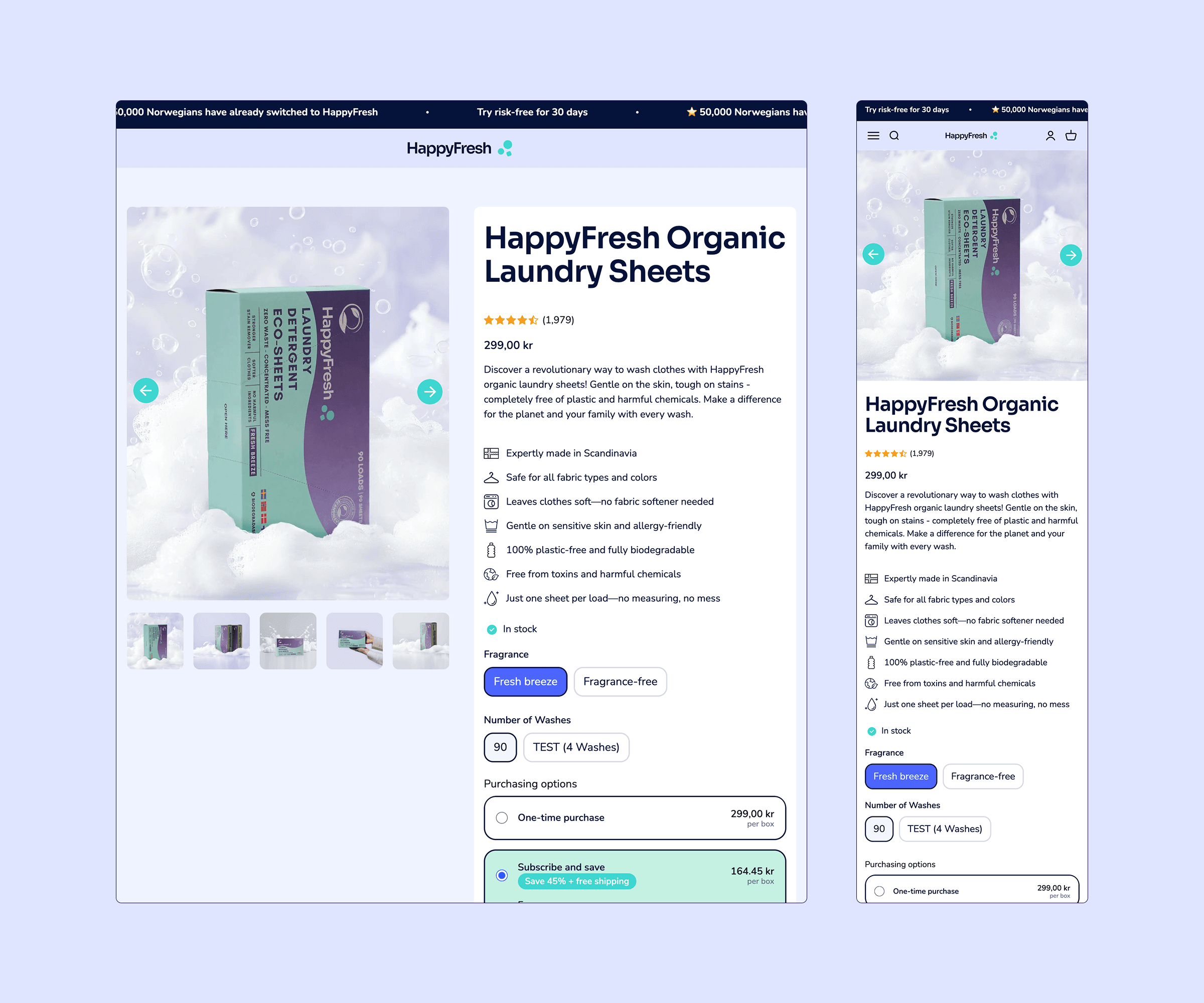 Image of HappyFresh PDPs to show how a Post Cyber Monday Strategy could be implemented