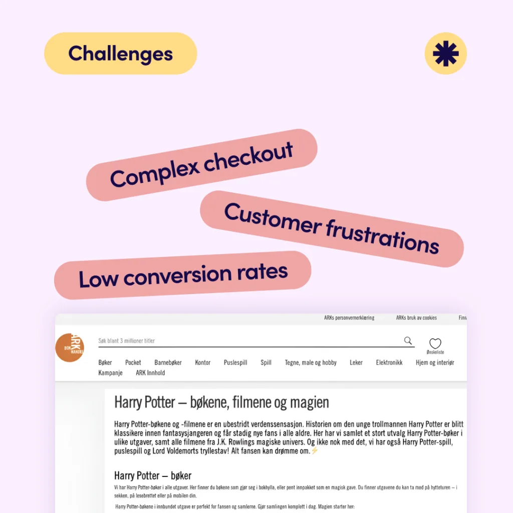 The challenges Ark.no faced and how it shows UX vs. CRO