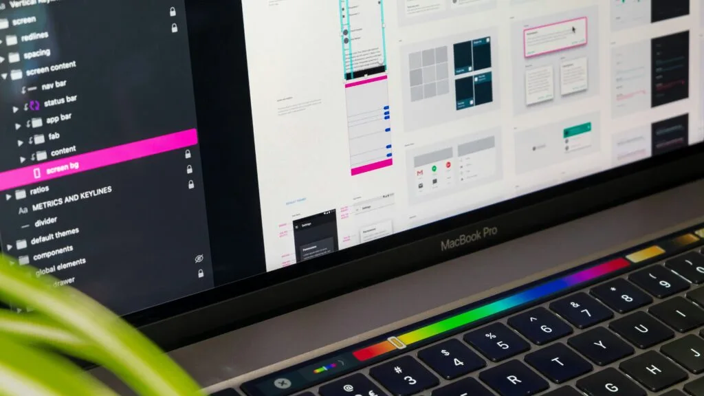 Image of Computer of Designer to showcase UX vs. CRO