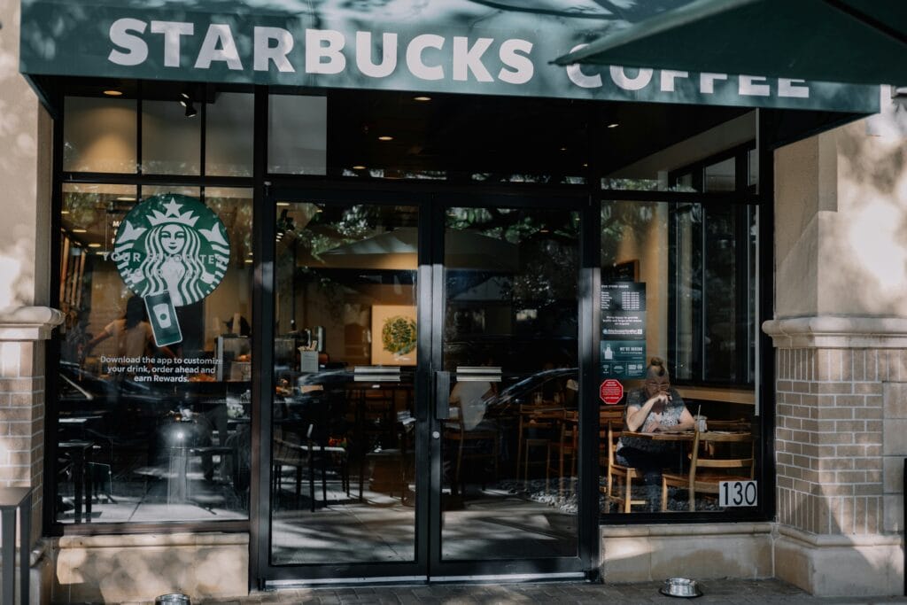 Picture of Starbucks Coffee showcasing how they use Customer Segmentation in eCommerce