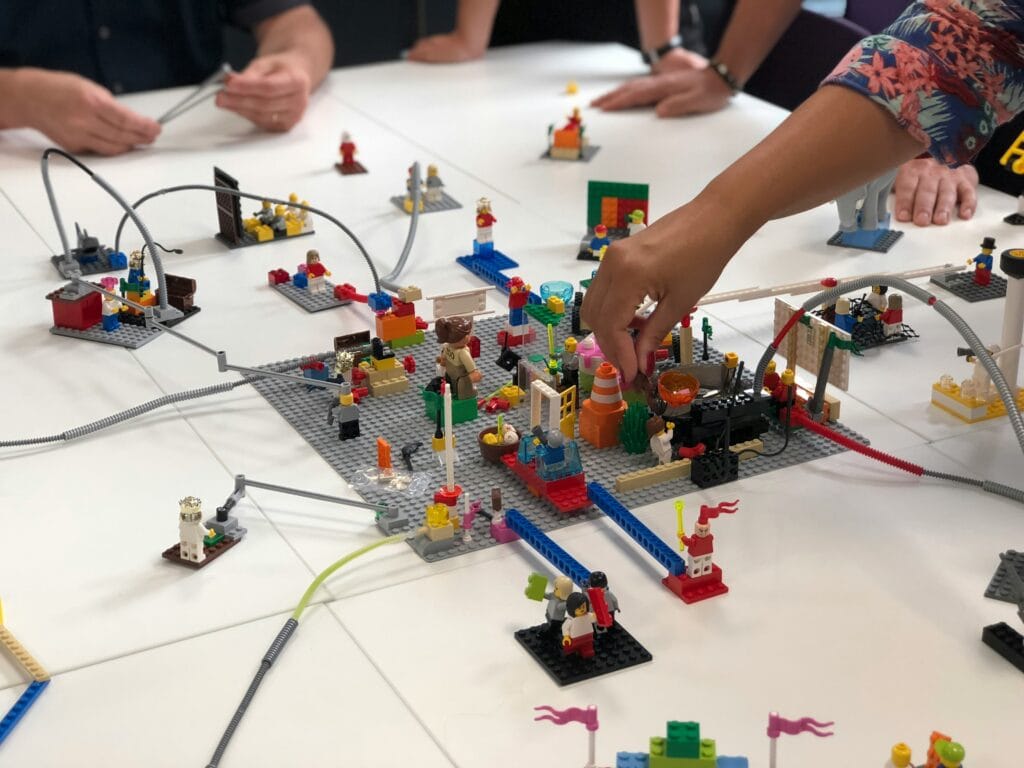 Image of using LEGO to inform the Ark.no Sales Strategy