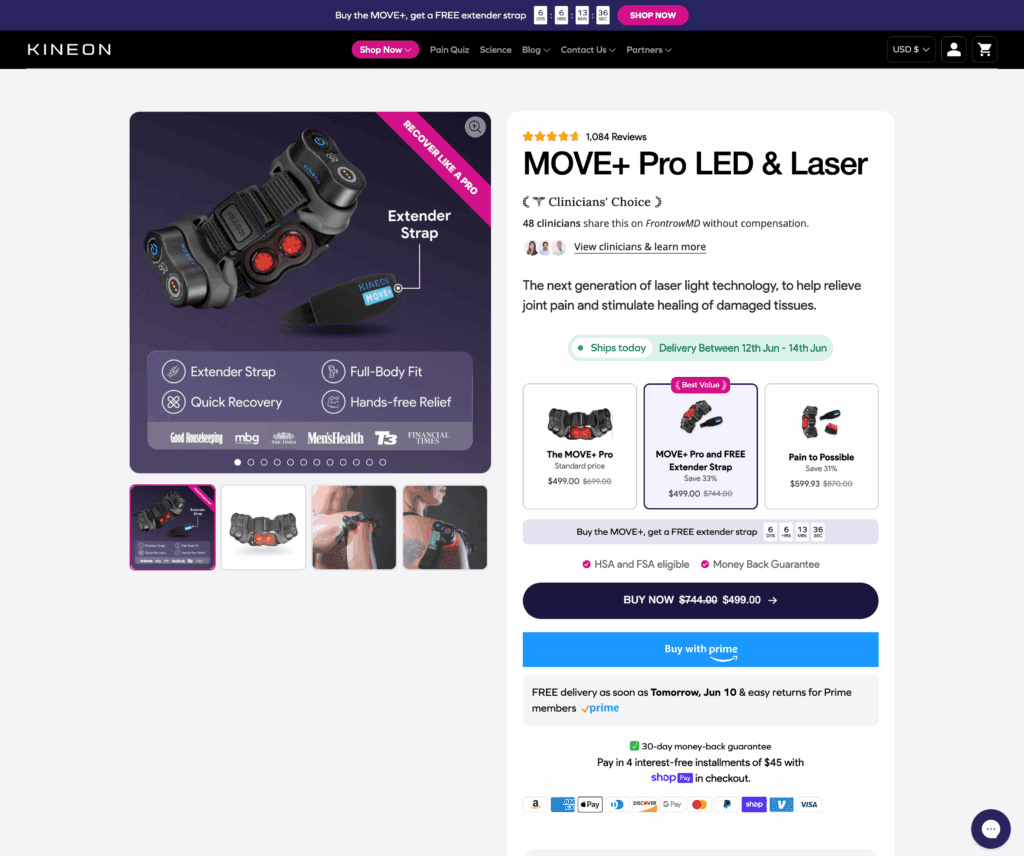 Father's Day eCommerce trends 2025 in the example of Kino, designed by Blikket